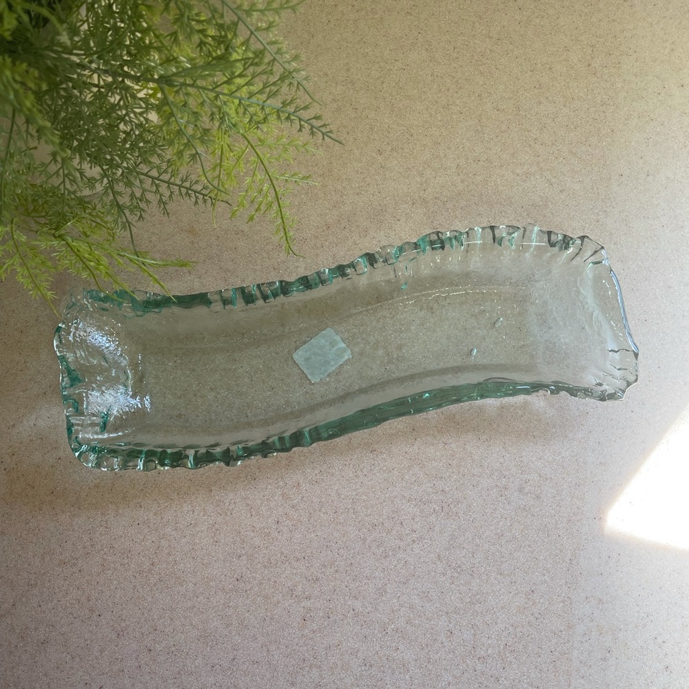 Shiraleah | Rustic Glass Wave Tray